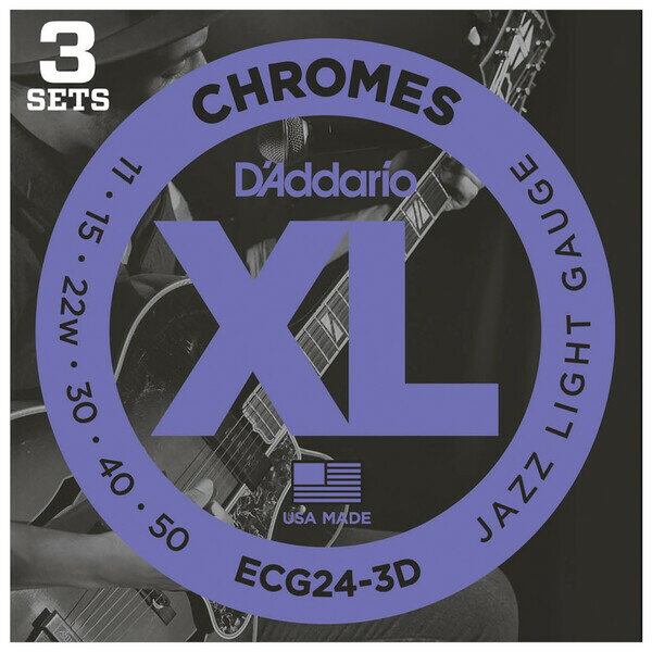 ECG24-3D ꥪ 쥭Jazz Light D'AddarioXL CHROMES