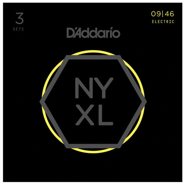 NYXL0946-3P ꥪ 쥭3åȥѥåNickel Wound Super Light Top / Regular Bottom D'AddarioNYXLMulti-Packs