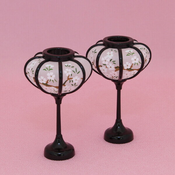 京都 リュウコドウ ぼんぼり(9cm)一対 026-0012 おひなさま 雛人形 ひな人形 [0260012オヒナサマ]