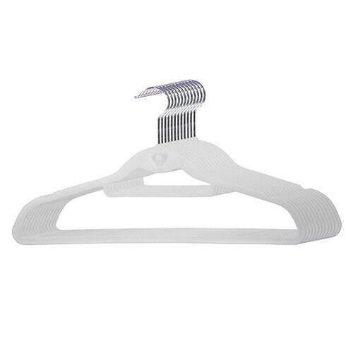 【返品種別A】□「返品種別」について詳しくはこちら□2021年11月 発売◆洋服が滑り落ちにくいフロッキー加工◆連結式でクローゼット内のスペースを有効活用できます。◆フック回転式で鴨居等にも掛けられます。◆人気のカラーでインテリアとも調和がとれ、クローゼット内では洋服を引き立てます。◆ネクタイやスカーフも掛けられYシャツやブラウスとコーディネートしながら収納できます。◆薄型タイプで場所をとりません。◆Yシャツやブラウスに最適です。■　仕　様　■サイズ(約)：幅420×高さ223mm厚さ(約)：15mm材質…本体：ABS樹脂フック：鉄・亜鉛メッキ表面加工：ナイロン[61307シンコハンガ]シンコハンガー生活家電＞収納家具＞ハンガーラック・衣類ハンガー