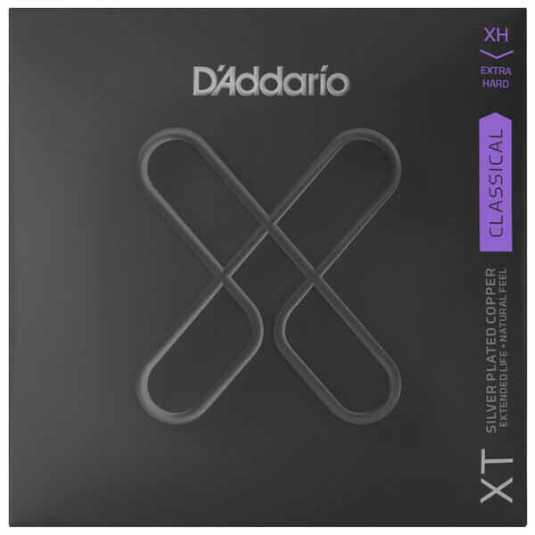 XTC44 ダダリオ クラシックギター弦（Silver Plated Copper Extra Hard Tension） D'Addario　XT CLASSICAL