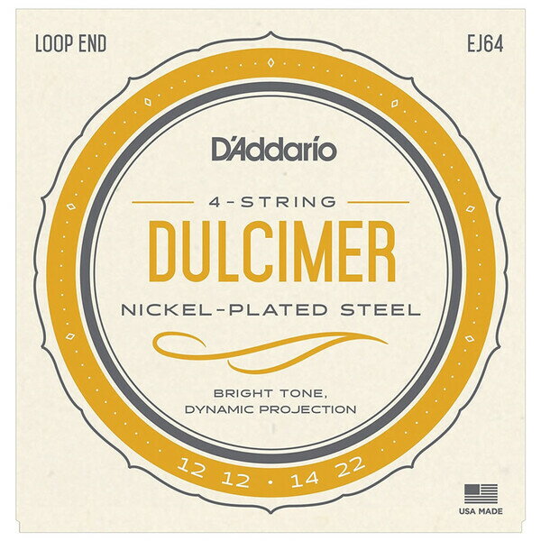 EJ64 ꥪ 륷ޡ4-String Dulcimer D'AddarioOther World Instruments