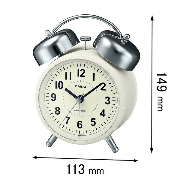 カシオ 電波目覚まし時計 クロック TQ-720J-7BJF [TQ720J7BJF]【返品種別A】