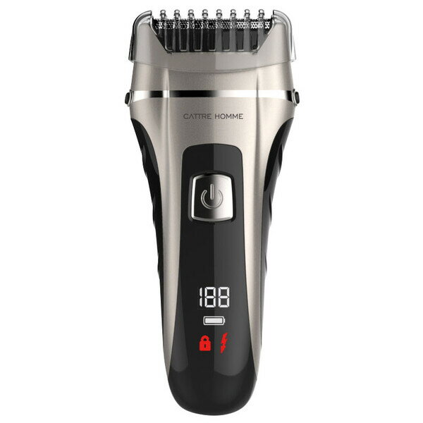 カトレ メンズシェーバー[電気シェーバー]【3枚刃】（シャンパンゴールド＆ブラック） CTS-130 cattre [CTS130カトレ]