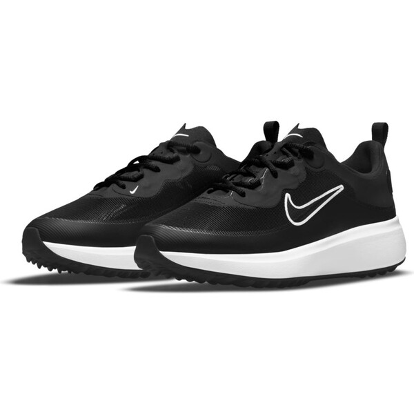 DC0101-024-26.5 ナイキ レディース・スパイクレス・ゴルフシューズ（ブラック/ホワイト・サイズ：26.5cm） NIKE エース サマーライト