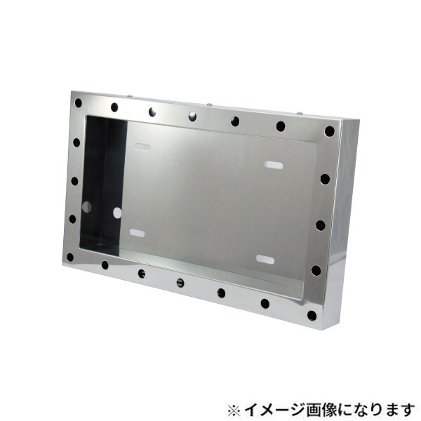 ジェットイノウエ ナンバープレート パイロットランプ穴付 中型用 501197