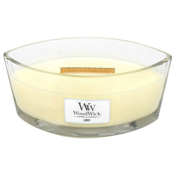 Wood Wick キャンドル WW940-05-3012 カメヤマ キャンドルハウス フレグランスキャンドル「リネン」 WoodWick ハースウィックL [WW940053012カメヤマ]