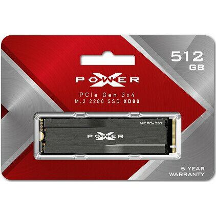SiliconPower（シリコンパワー） SiliconPower M.2 2280 NVMe PCIe 3.0x4 SSD 512GB SP512GBP34XD8005