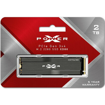 SiliconPoweriVRp[j SiliconPower M.2 2280 NVMe PCIe 3.0x4 SSD 2.0TB XD80 SP002TBP34XD8005