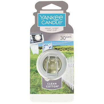 YK331-05-01(カメヤマ) カメヤマ キャンドルハウス カーフレグランスクリップ 「クリーンコットン」 YANKEE CANDLE [YK3310501カメヤマ]