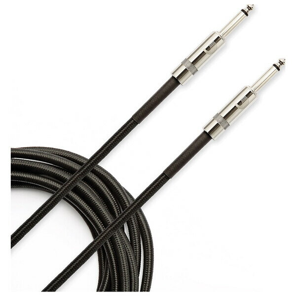 Shielded Cable - ダダリオ 楽器用シールドケーブル　6.09m（ブラック） PW-BG-20BK D'Addario　Custom Series Braided Instrument Cables