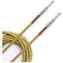 PW-BG-20TW ダダリオ 楽器用シールドケーブル　6.09m（ツイード） D'Addario　Custom Series Braided Instrument Cables