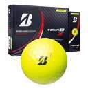 22-TOUR-B-X-YE ブリヂストンゴルフ ゴルフボール TOUR B X 2022年モデル 1ダース 12個入り(イエロー) BRIDGESTONE GOLF　ツアーB その1