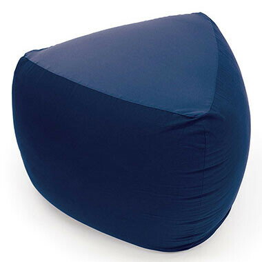 モグ 三角フィットソファ 本体+カバーセット(ネイビー) サンカクフイツトソフアカバ-ツキNV MOGU ビーズクッション [サンカクフイツトソフアカバツキNV...