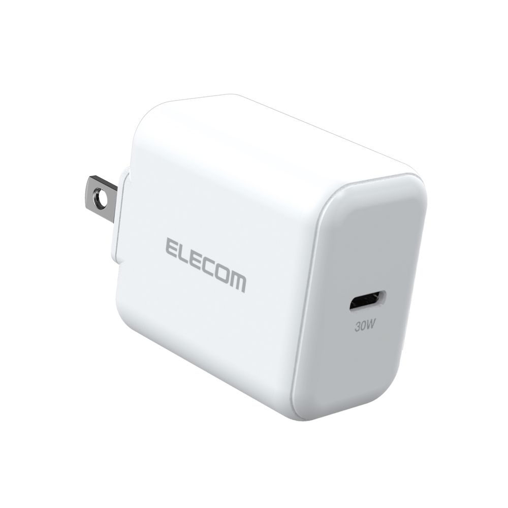 エレコム AC充電器 PD対応 30W Type-C ×1（ホワイト） 【 iPhone iPad Nintendo Switch 他 】 MPA-ACCP26WH