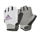 ADGB13253 アディダス レディース パフォーマンスグローブ(ホワイト×パープル・サイズ:S) adidas トレーニング用グローブ [PRAADGB13...