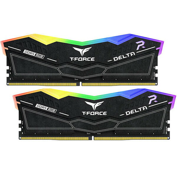 Team（チーム） PC5-51200 (DDR5-6400）288pin UDIMM 32GB（16GB×2枚） DELTA RGB DDR5 DESKTOP MEMORY F3D532G6400HC40BDC01