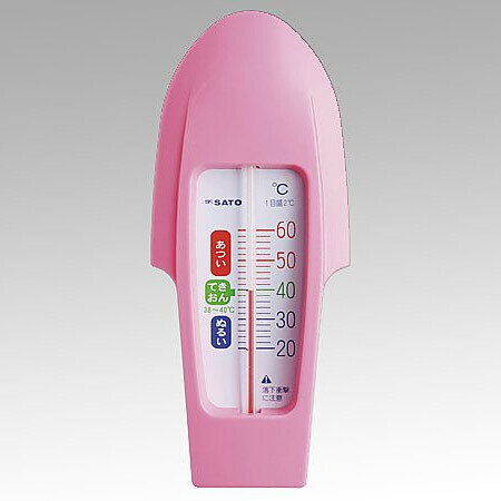 佐藤計量器製作所 ボート型湯温計（ピンク） 1600-10(0-6040-02) skSATO [1600100604002]