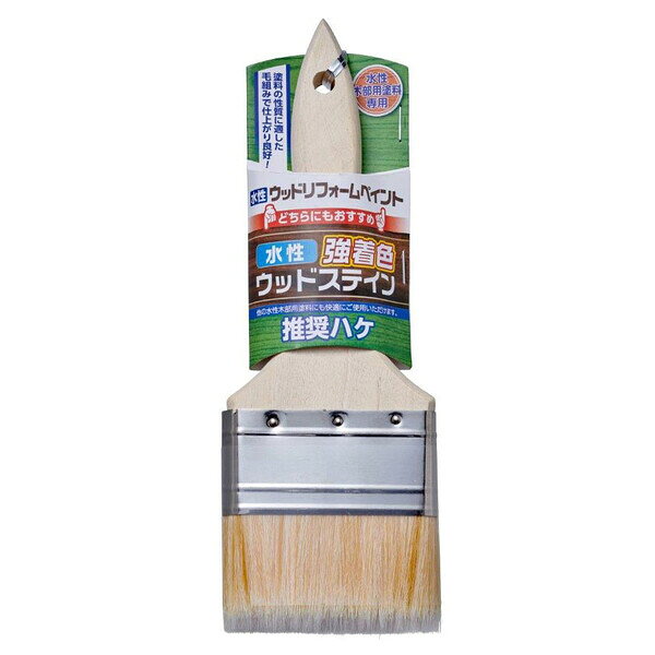 【返品種別B】□「返品種別」について詳しくはこちら□◆水性強着色ウッドステイン・水性ウッドリフォームペイント推奨刷毛。◆アサヒペンおすすめの推奨ハケ。◆塗料の性質に適した毛組み。◆厳選した化学繊維と山羊毛を配合した独自の毛組で塗りやすさと仕上がりの良さを実現。■　仕　様　■規格：75mm毛丈：40mm毛材質：化繊、山羊毛[GBW75アサヒペン]アサヒペンアウトドア＞DIY・工具＞工事・照明用品＞塗装・内装用品