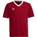 AJ-MBE20-H57496-J130 アディダス サッカー・フットサル用 プラクティスシャツ(チームパワーレッド・サイズ:J130) adidas キッズ・...