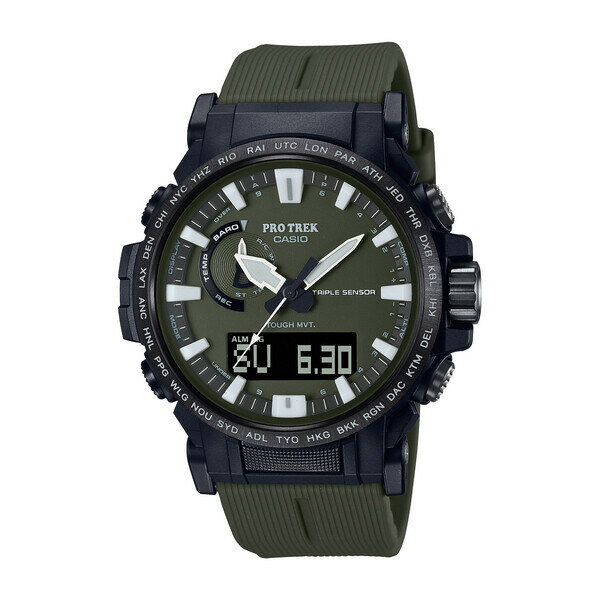 カシオ 【国内正規品】PROTREK Climber Line ソーラー電波　メンズタイプ PRW-61Y-3JF [PRW61Y3JF]【返品種別A】