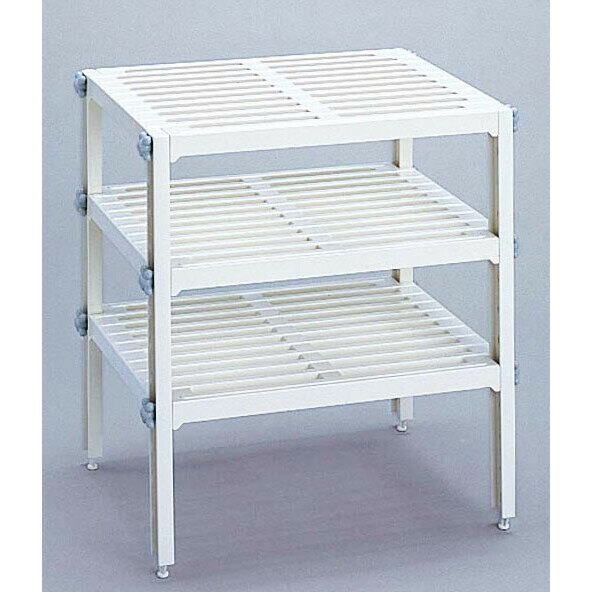 PS-485(SHINKO) 伸晃 キッチン　3段フリーラック(ホワイト) SHINKO　Belca [PS485SHINKO]