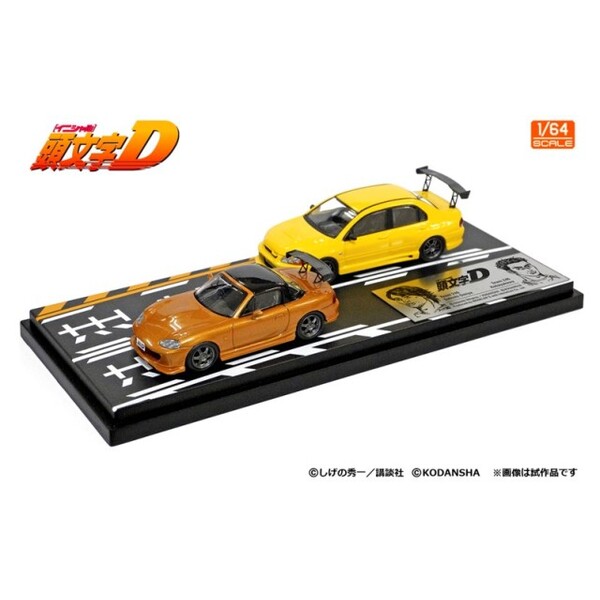 1/64 頭文字D セットVol.6 大宮智史ロードスター(NB8C)&小早川ランサーエボリューションVII