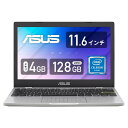 ASUS（エイスース） 11.6型 ノートパソコン ASUS E210KA（Celeron / メモリ 4GB/ 128GB（eMMC））ドリーミーホワイト E210KA-GJ02WWS