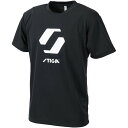 STJ-1805060104 STIGA(スティガ) ユニセックス STIGAロゴTシャツ JP-I(ブラック・サイズ:S)