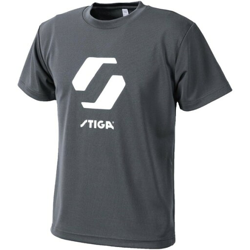 STJ-1805070203 STIGA(スティガ) ユニセックス STIGAロゴTシャツ JP-I(グレー・サイズ:SS) STJ-1805070203 STIGA(スティガ) ユニセックス STIGAロゴTシャツ JP-I(グレー・サイズ:SS)