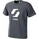 STJ-1805070207 STIGA(スティガ) ユニセックス STIGAロゴTシャツ JP-I(グレー・サイズ:LL)