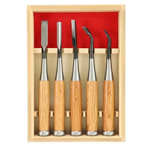 河清 叩木彫のみ 真 5本組 ノミマコト 鑿