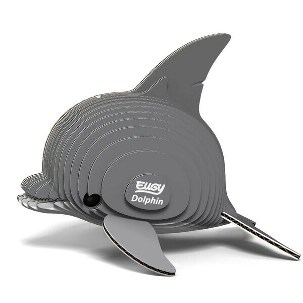 エーゾーン Dolphin イルカ（紙製3Dクラフトパズル）【EUGY 21】