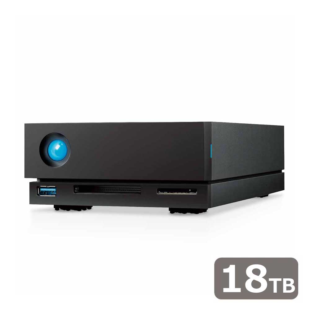 LaCie|ラシー Thunderbolt 3対応 外付けハードディスク 1big Dock 18TB STHS18000800