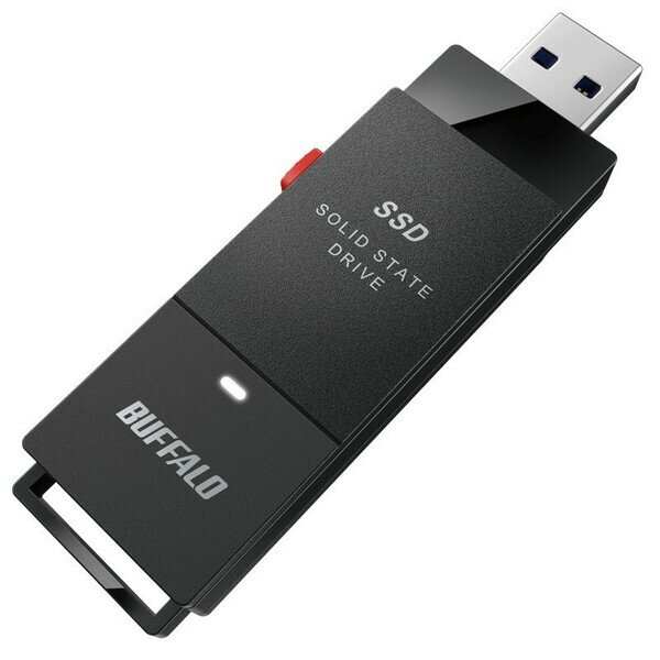 BUFFALO （バッファロー） USB 3.2(Gen 2)対応 外付けポータブルSSD 1TB（簡易パッケージ） 【PS5/PS4 動作確認済】 SSD-SCT1.0U3BA/N
