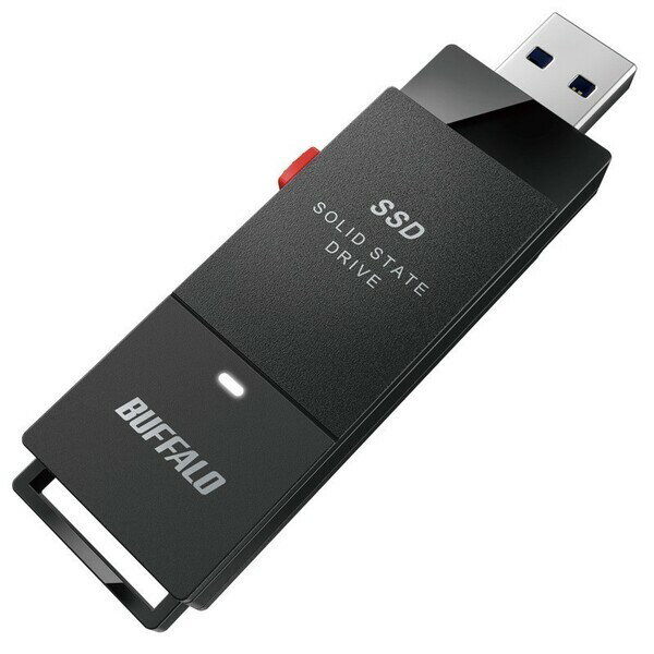 BUFFALO ʥХåե USB 3.2(Gen 2)б դݡ֥SSD 2TBʴʰץѥå PS5/PS4 ưǧѡ SSD-SCT2.0U3BA/N