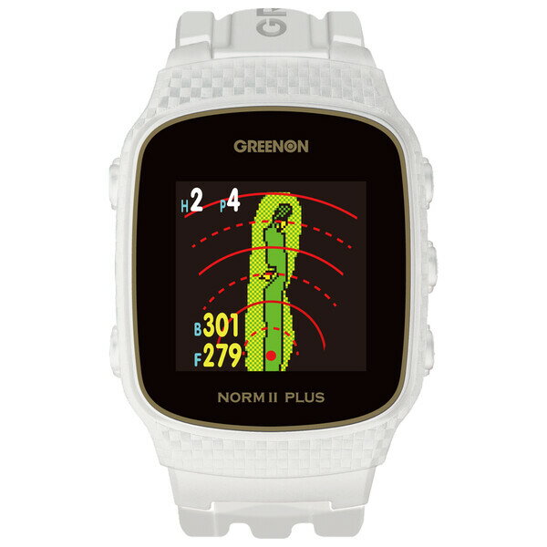 G020W グリーンオン ザ ゴルフウォッチ ノルム 2 プラス（ホワイト） GREENON THE GOLF WATCH NORM II PLUS