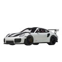 オートアート 1/18 ポルシェ 911 （991.2） GT2 RS ヴァイザッハ パッケージ （ホワイト/カーボンブラック）【78171】 ミニカー