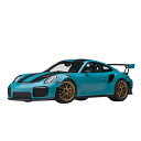 オートアート 1/18 ポルシェ 911 （991.2） GT2 RS ヴァイザッハ パッケージ （ブルー/カーボンブラック）【78175】 ミニカー