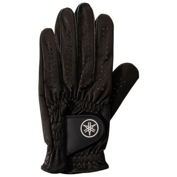 ヤマハ メンズ 天然皮革グローブ 左手用（ブラック・サイズ：23cm） Y22GNLBK23 YAMAHA ゴルフ
