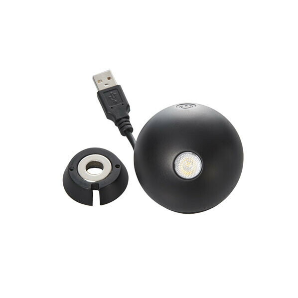 オリンピア LED読書灯（黒） MBK039B MotoM　ぴたっとLED [MBK039B]