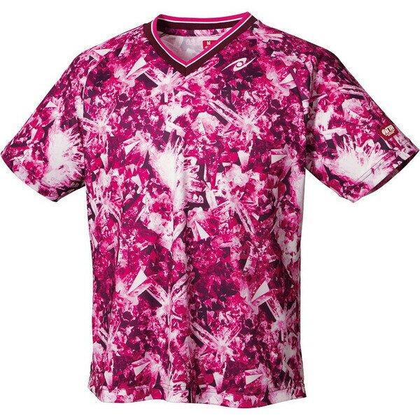 NT-NW2206-29-SS ニッタク 卓球用ゲームシャツ（男女兼用）（ロゼ・サイズ：SS） Nittaku ミネラブルシャツ