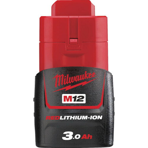 Milwaukee REDLITHIUM-ION M12 B3 JP ミルウォーキー M12 3.0Ah バッテリー Milwaukee REDLITHIUM-ION 12V 3Ah