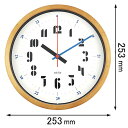 GR~[ |viJOSCHMI / u[j EL COMMUN / BAUHAUS Fonts Wall Clock 78-493649 [78493649]yԕiAz