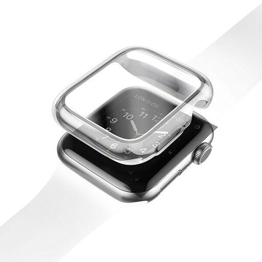 UNIQ Apple Watch 44mm用 HYBRID CASE WITH SCREEN PROTECTION(DOVE CLEAR) UNIQ GARDE UNIQ-44MM-GARCLR UNIQ Apple Watch 44mm用 HYBRID CASE WITH SCREEN PROTECTION(DOVE CLEAR) UNIQ GARDE UNIQ-44MM-GARCLR