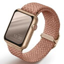UNIQ Apple Watch 38/40/41mm用 BRAIDED STRAP(GRAPEFRUIT PINK) UNIQ ASPEN UNIQ-40MM-ASPPNK(2)