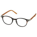 YGJ76BYL/2.5 _g(DULTON) READING GLASSES BROWN/YELLOW 2.5 [YGJ76BYL25]