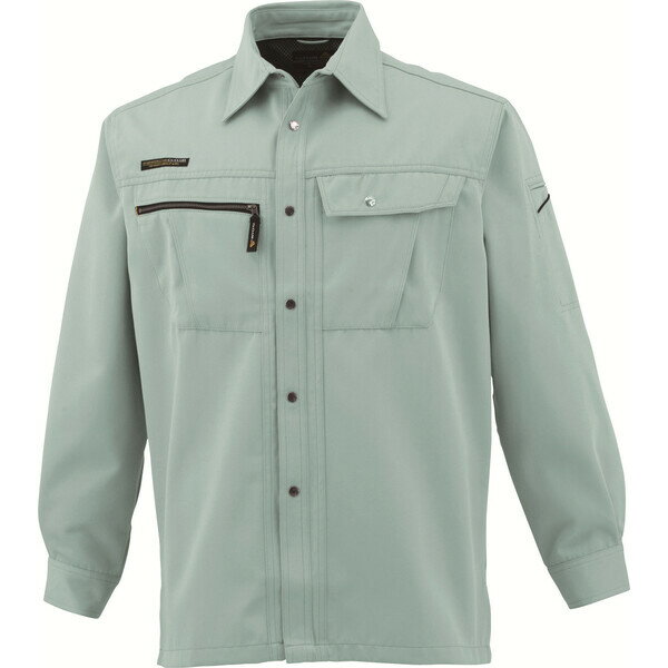 シーズクラブ 3501 長袖シャツ(フェードグリーン 8L) 3501-36-8L C's CLUB