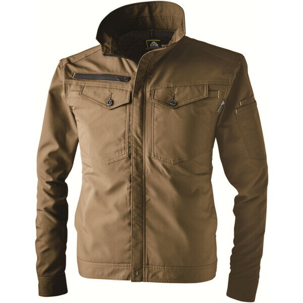 シーズクラブ 1968 カラーアクティブ長袖ブルゾン(カーキ LL) 1968-08-LL C's CLUB