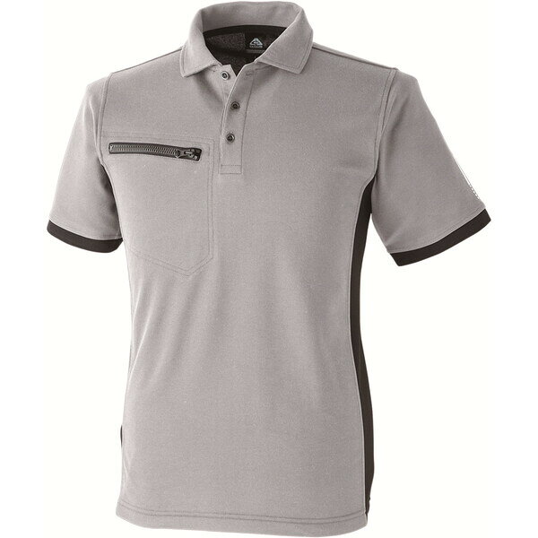 シーズクラブ 1711 リフレクション半袖ポロ(シルバー 3L) 1711-26-3L C's CLUB